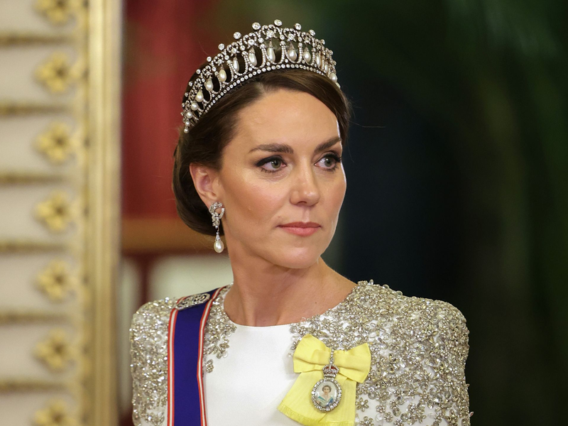 Prinzessin Kate besuchte ein   Gemeindezentrum, das ukrainische Flüchtlinge unterstützt. - Foto: Chris Jackson/PA Wire/dpa