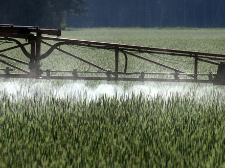 Ein Landwirt versprüht mit einem Spezialgerät Pflanzenschutzmittel über ein Roggenfeld - möglicherweise hat auch er in der Vergangenheit zu viel Geld bezahlt. - Foto: Peter Förster/dpa