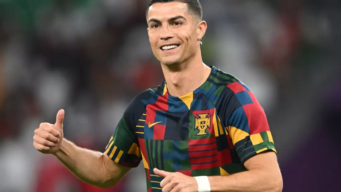 Portugals Cristiano Ronaldo jubelt nach dem Spiel. - Bild: Robert Michael/dpa