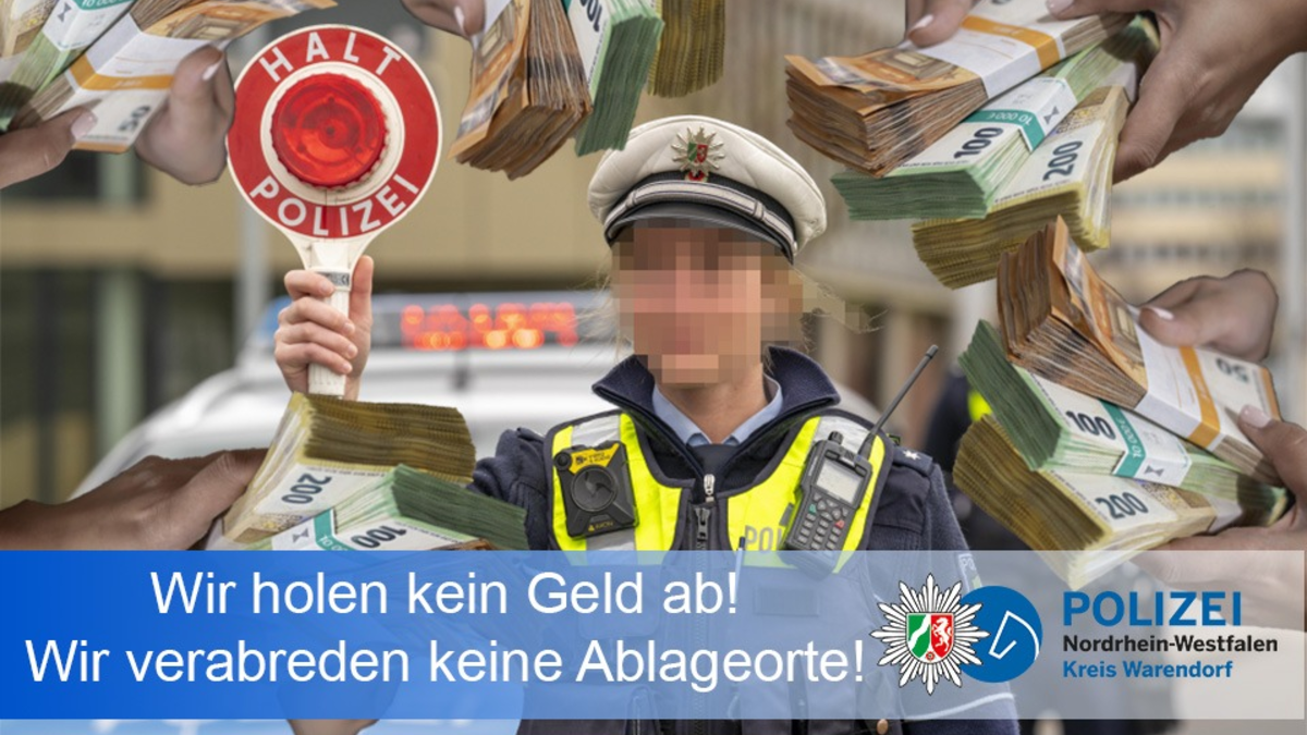 POL-WAF: Kreis Warendorf. Vermehrt Anrufe von falschen Polizeibeamten - Foto: presseportal.de