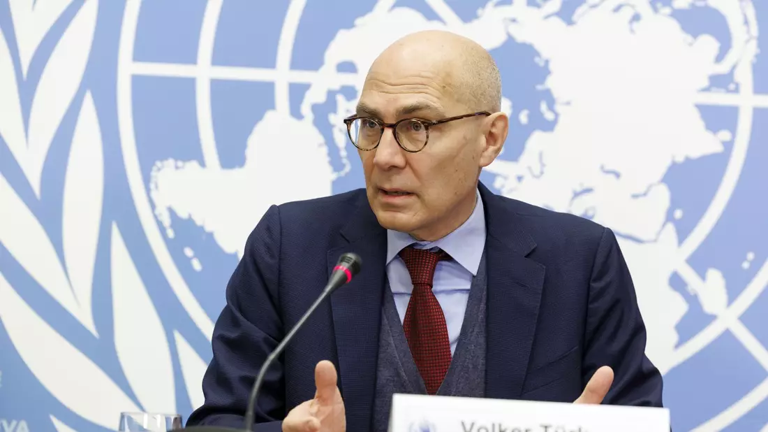 «Ich bin extrem besorgt über die eskalierende Lage zwischen dem Libanon und Israel», sagt UN-Menschenrechtskommissar Volker Türk (Archivbild). - Bild: Salvatore Di Nolfi/KEYSTONE/dpa