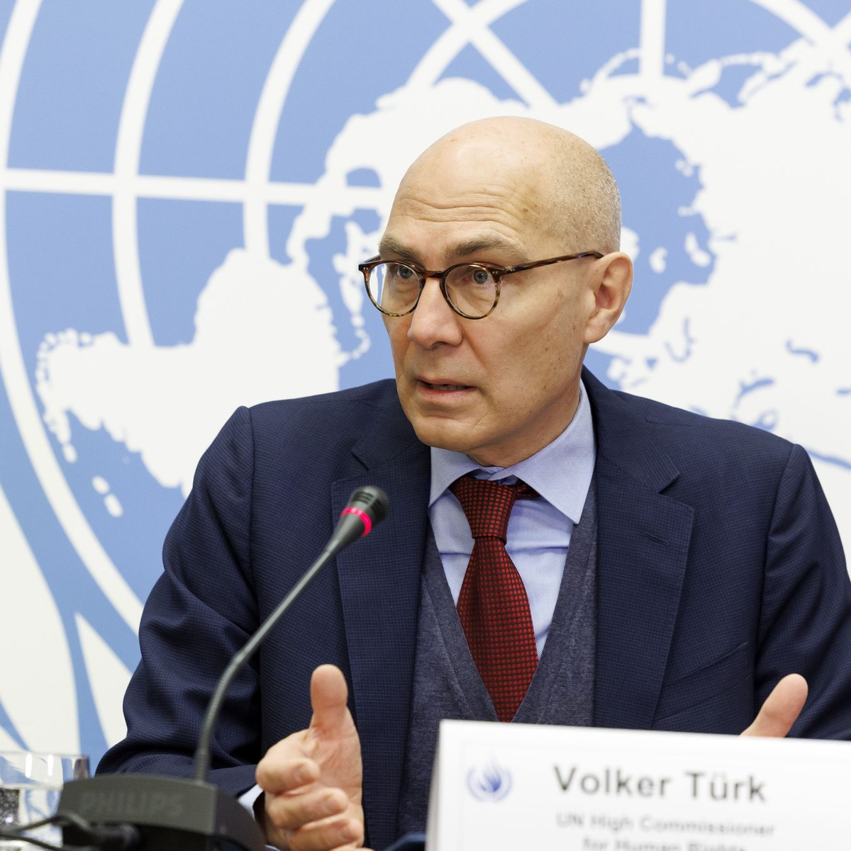«Ich bin extrem besorgt über die eskalierende Lage zwischen dem Libanon und Israel», sagt UN-Menschenrechtskommissar Volker Türk (Archivbild). - Foto: Salvatore Di Nolfi/KEYSTONE/dpa