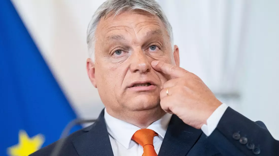 «Leider sind wir Europäer nicht in der Lage, das zu regeln», sagt Ungarns Ministerpräsident Viktor Orban über die Flüchtlingsverteilung in der EU. - Bild: Georg Hochmuth/APA/dpa