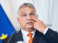 «Leider sind wir Europäer nicht in der Lage, das zu regeln», sagt Ungarns Ministerpräsident Viktor Orban über die Flüchtlingsverteilung in der EU. - Foto: Georg Hochmuth/APA/dpa
