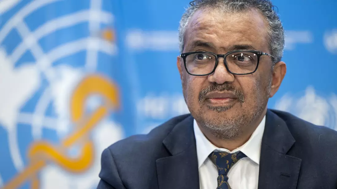 Der Generaldirektor der Weltgesundheitsorganisation (WHO): Tedros Adhanom Ghebreyesus. - Bild: Martial Trezzini/KEYSTONE/dpa