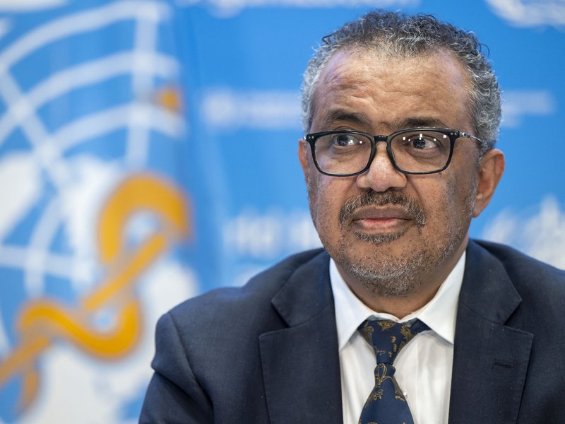 Der Generaldirektor der Weltgesundheitsorganisation (WHO): Tedros Adhanom Ghebreyesus. - Foto: Martial Trezzini/KEYSTONE/dpa