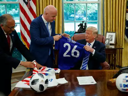 2026 sollen die USA das Herz der Mega-WM sein.  - Foto: Evan Vucci/AP/dpa