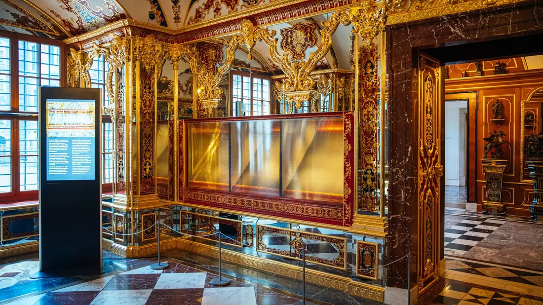 Dresden: Die Dresdner Schatzkammer Grünes Gewölbe zeigt gestohlene Juwelen wieder am alten Ort. (Archivbild) - Bild: Oliver Killig/dpa-Zentralbild/dpa