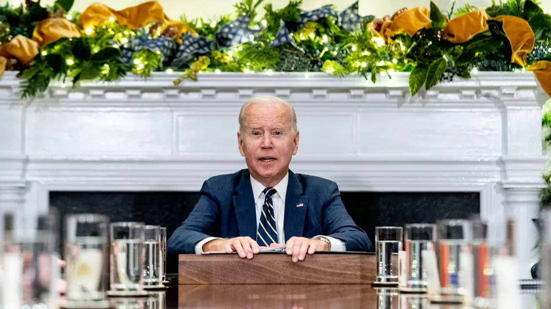 US-Präsident Joe Biden gibt sich angesichts des Ausgangs der Vorwahl selbstbewusst. - Bild: Andrew Harnik/AP/dpa
