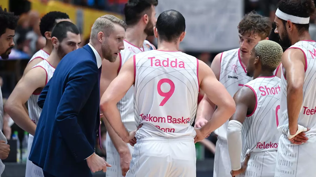 Die Telekom Baskets Bonn sind Ulm ins BBL-Finale gefolgt. - Bild: Hendrik Schmidt/dpa/Archivbild