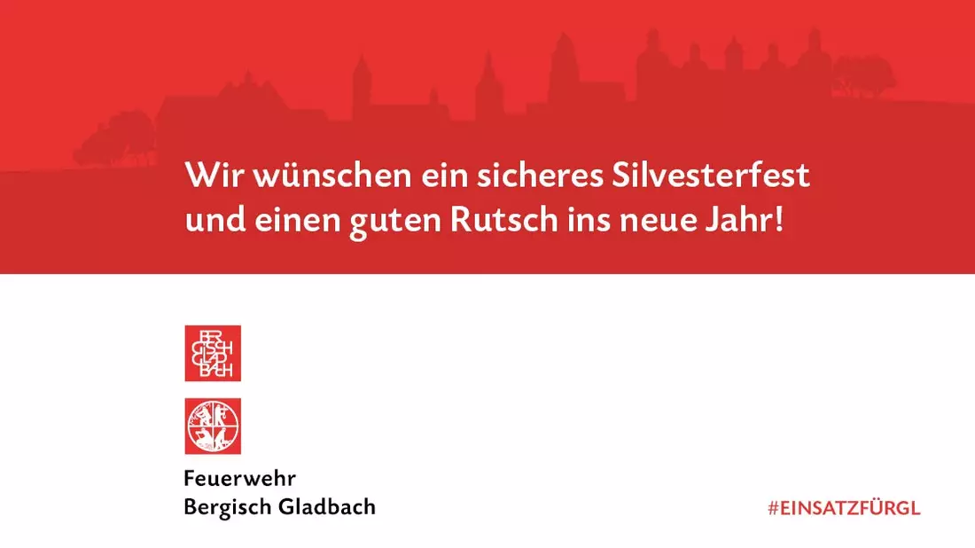 FW-GL: Sicherheitstipps der Feuerwehr Bergisch Gladbach zum Jahreswechsel - Bild: presseportal.de