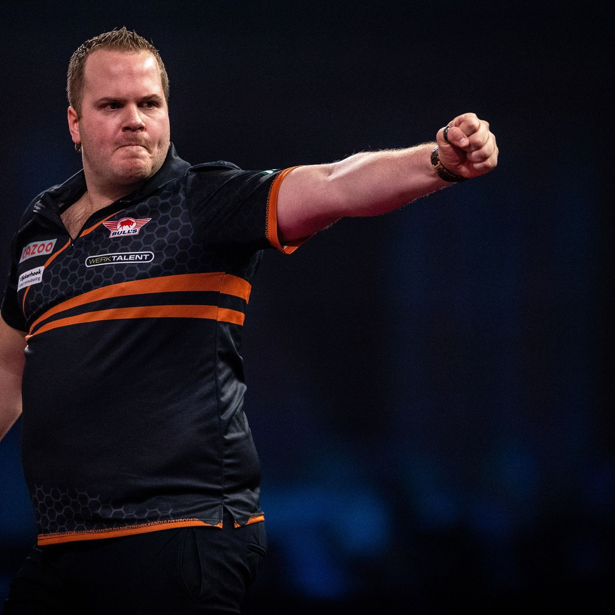 Für Dirk van Duijvenbode ist die Darts-WM vorbei. - Foto: Steven Paston/PA Wire/dpa