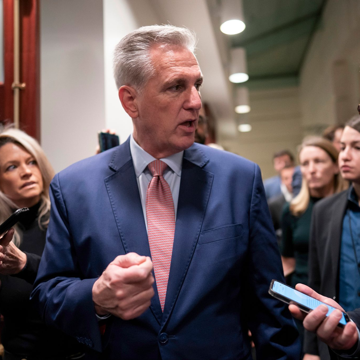 Kevin McCarthy wurde als Vorsitzender des US-Repräsentantenhauses per Votum abgesetzt. - Foto: J. Scott Applewhite/AP/dpa