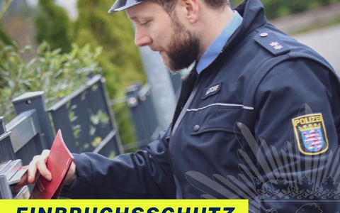 POL-DA: Dieburg: Gemeinsam gegen Einbrüche - Aktionstag im Wohngebiet St. Wolfgang / Fachberater sensibilisieren an der Haustür - Foto: presseportal.de