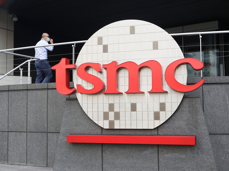 Der Hauptsitz von Taiwan Semiconductor Manufacturing Company (TSMC) in Hsinchu. - Foto: Chiang Ying-Ying/AP/dpa