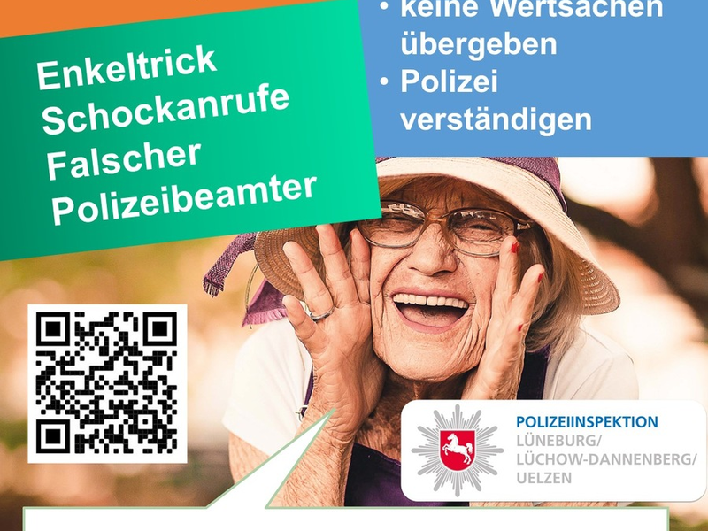 POL-LG: ++ 25.000 Euro an falsche Staatsanwälte übergeben - Achtung Schock-Anrufe! Falsche PolizeibeamtInnen oder StaatsanwältInnen rufen an - angebliche Unfälle von Angehörigen - Misstrauisch sein ... - Foto: presseportal.de