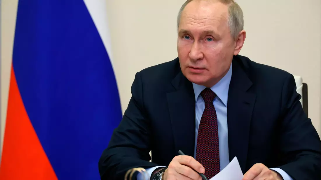 Spricht von einer «zunehmenden Instabilität in der Welt»: Russlands Präsident Wladimir Putin. - Bild: Mikhail Klimentyev/Sputnik Kremlin/AP/dpa