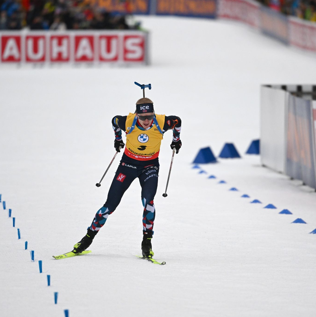  Johannes Thingnes Bö bestritt das erste Rennen nach seiner Abschiedsverkündung. - Foto: Sven Hoppe/dpa