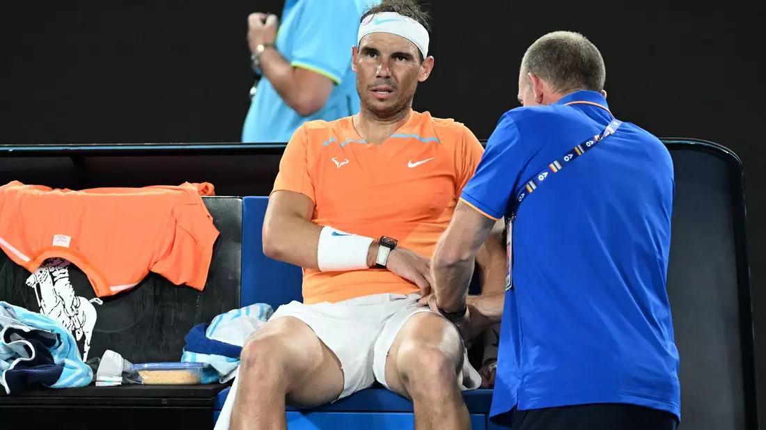 Verletzungen warfen Rafael Nadal in seiner Karriere immer wieder zurück. - Bild: James Ross/AAP/dpa