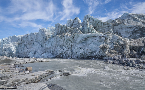Die Kalbungsfront des Russell-Gletschers, Kangerlussuaq, Grönland. - Foto: Sepp Kipfstuhl/Alfred-Wegener-Institut, Helmhol/dpa Die Kalbungsfront des Russell-Gletschers, Kangerlussuaq, Grönland. - Foto: Sepp Kipfstuhl/Alfred-Wegener-Institut, Helmhol/dpa