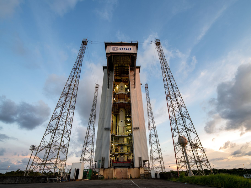 Der Fehlstart der Vega C vor zwei Jahren war für die Esa ein schwerer Schlag. (Archivbild) - Foto: M. Pedoussaut/ESA/dpa