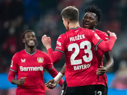 Patrik Schick jubelt nach seinem Treffer zum 2:0. - Foto: Marius Becker/dpa