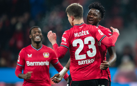 Patrik Schick jubelt nach seinem Treffer zum 2:0. - Foto: Marius Becker/dpa