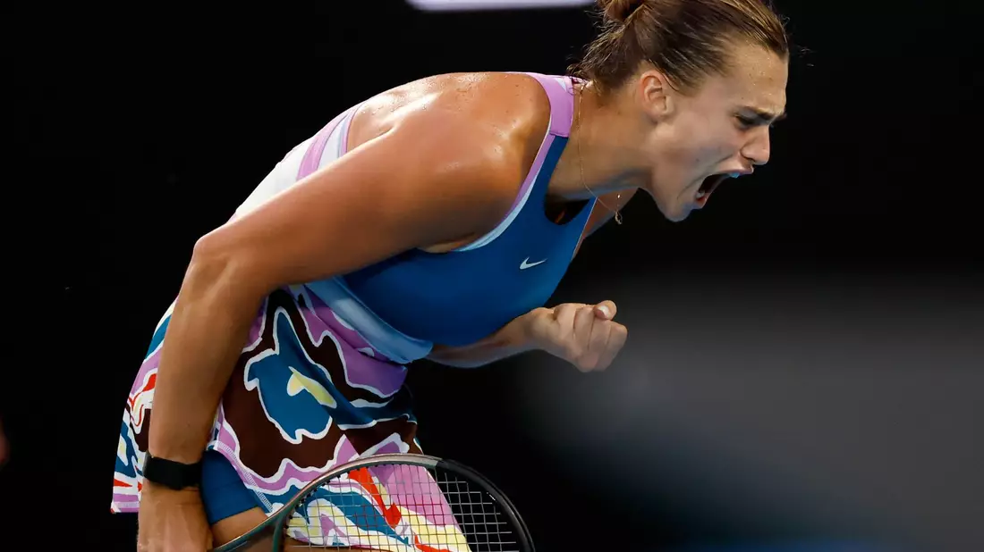 Steht bei den Australian Open im Achtelfinale: Aryna Sabalenka. - Bild: Asanka Brendon Ratnayake/AP/dpa