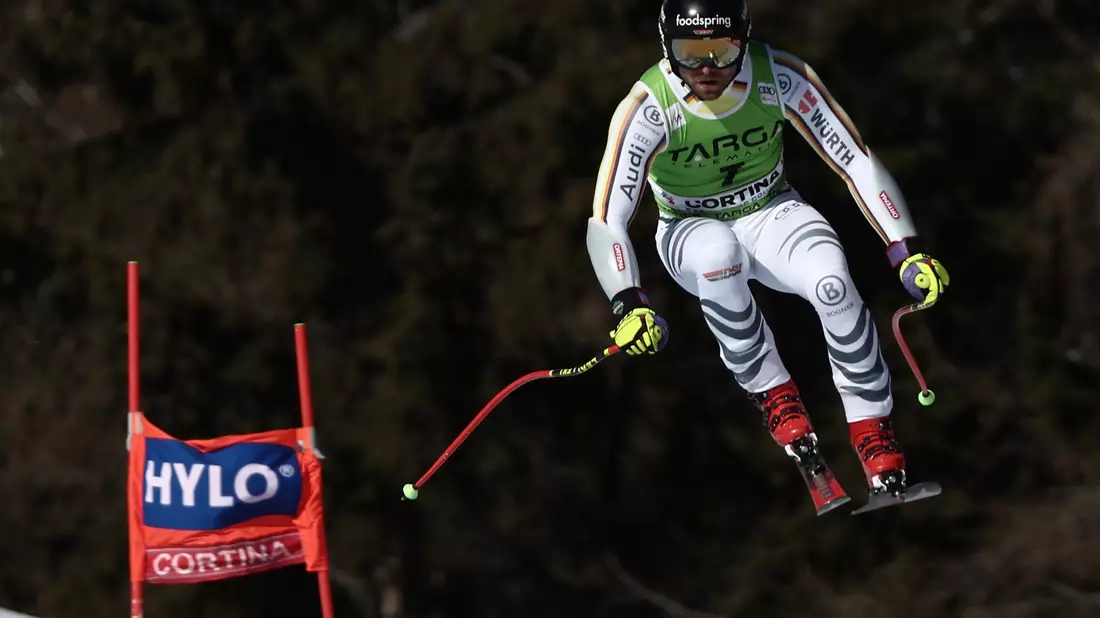 Andreas Sander kam beim Super-G in Wengen nicht auf die vorderen Plätze. - Bild: Gabriele Facciotti/AP/dpa