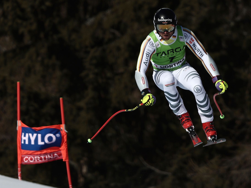 Andreas Sander kam beim Super-G in Wengen nicht auf die vorderen Plätze. - Foto: Gabriele Facciotti/AP/dpa
