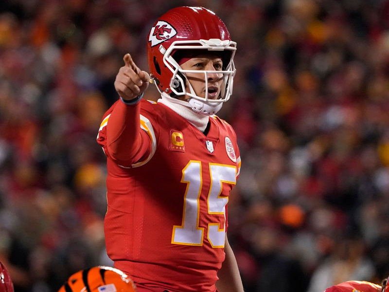 Chiefs-Spielmacher Patrick Mahomes führte sein Team zum Sieg. - Foto: Ed Zurga/AP/dpa