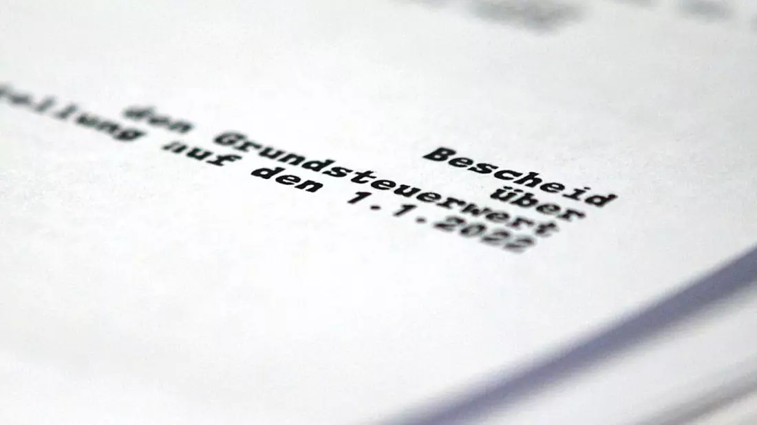 Grundsteuerbescheid - Bild: ?ber dts Nachrichtenagentur