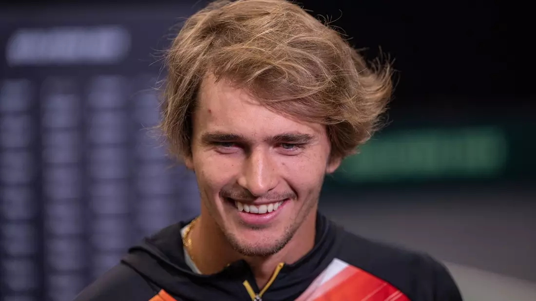 Alexander Zverev lässt seinen Start beim Davis Cup noch offen. - Bild: Harald Tittel/dpa