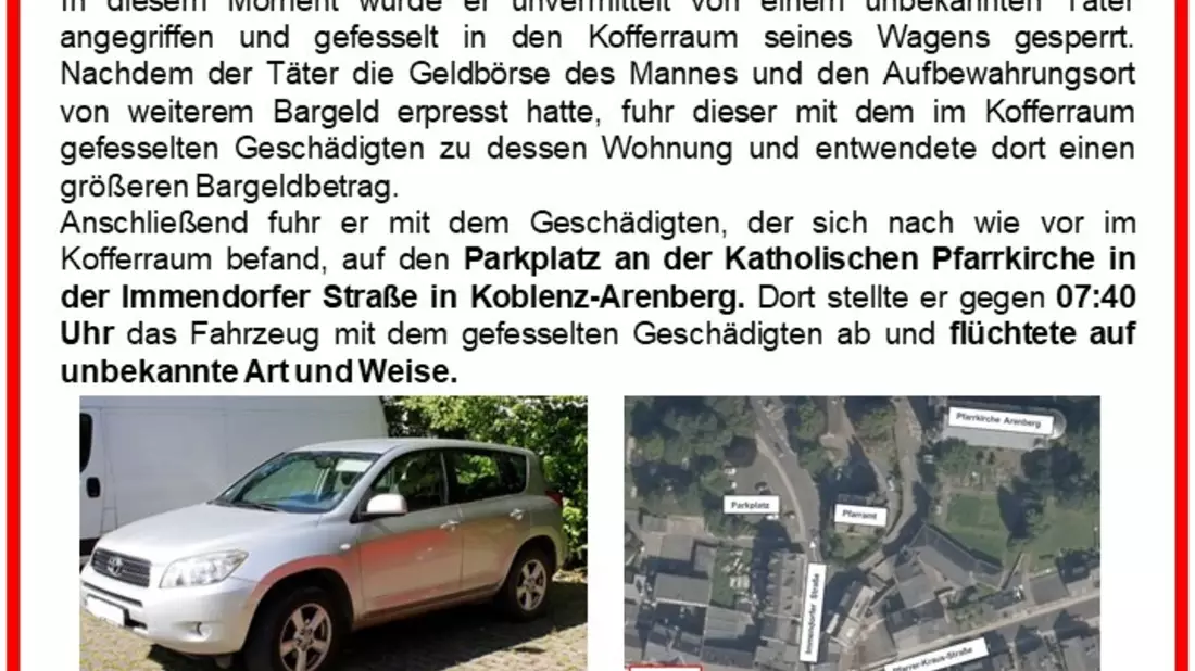 POL-MFR: (187) Mann im Nürnberger Westen angegriffen - Erneuter Zeugenaufruf und Aussetzung einer Belohnung - Bild: presseportal.de