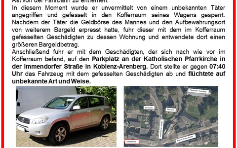 POL-MFR: (187) Mann im Nürnberger Westen angegriffen - Erneuter Zeugenaufruf und Aussetzung einer Belohnung - Foto: presseportal.de