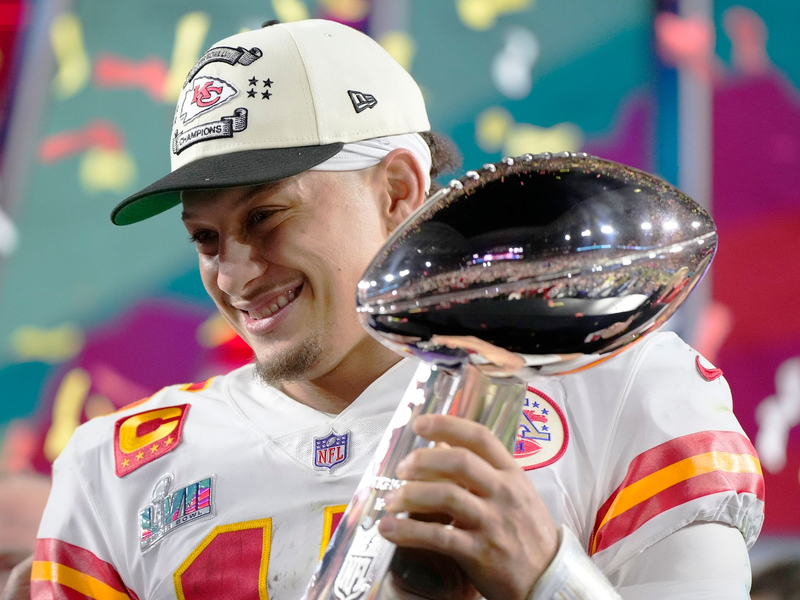 Mahomes hat die Eagles schon mal geschlagen in einem Super Bowl. - Foto: Matt Slocum/AP/dpa