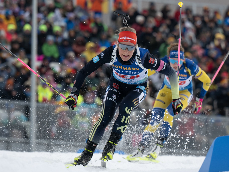 Erfuhr gut drei Stunden vor dem Rennen von ihrem Einsatz: Sophia Schneider. - Foto: Hendrik Schmidt/dpa
