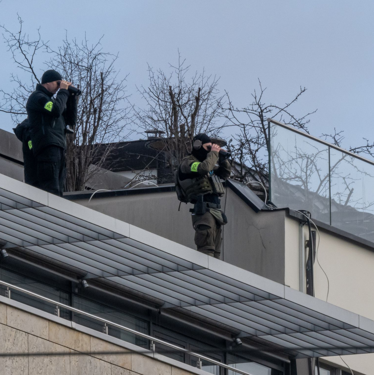 Bei der Münchner Sicherheitskonferenz traf Außenministerin Annalena Baerbock (Grüne) den Außenminister der syrischen Übergangsregierung,  Asaad al-Schaibani, Außenminister von Syrien. - Foto: Peter Kneffel/dpa