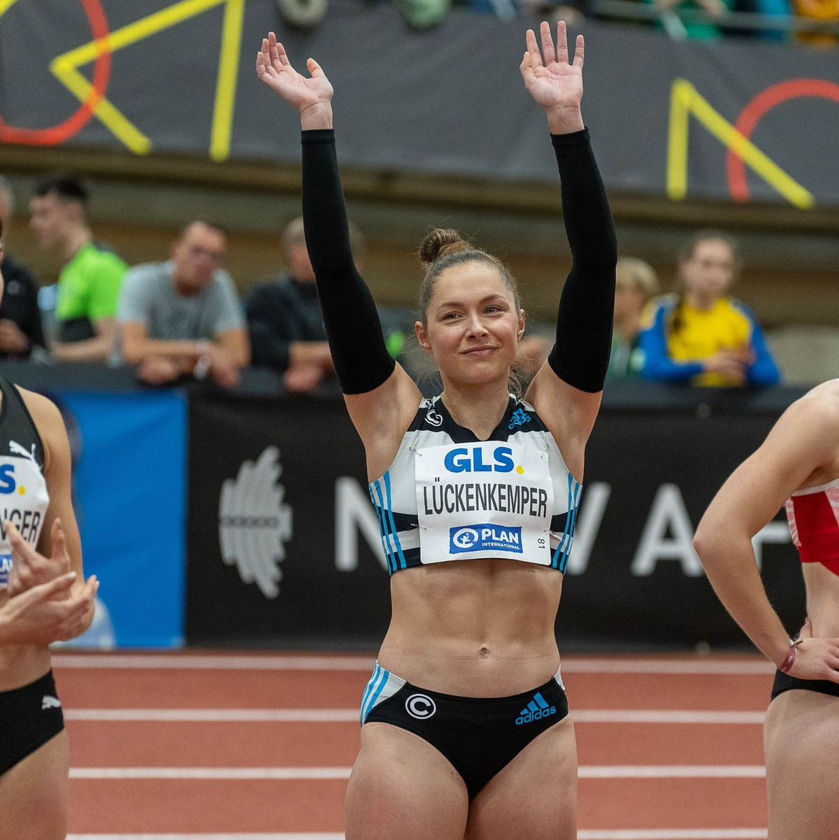Siegte in Dessau über die 100 Meter in 11,04 Sekunden: Gina Lückenkemper. - Foto: Stefan Mayer/Eibner-Pressefoto/dpa