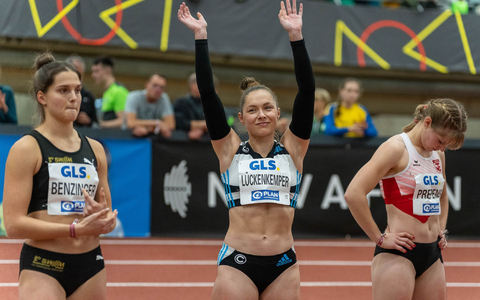 Trainiert in den USA: Gina Lückenkemper. - Foto: Stefan Mayer/Eibner-Pressefoto/dpa