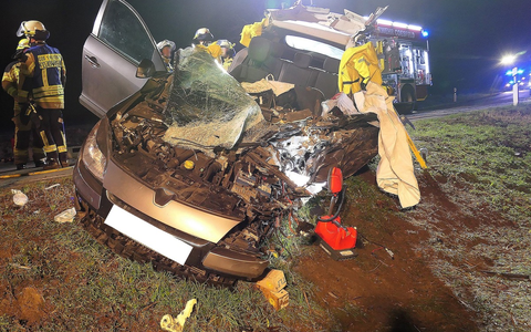POL-COE: Coesfeld, Bergallee/ Auto kommt von der Straße ab - Foto: presseportal.de