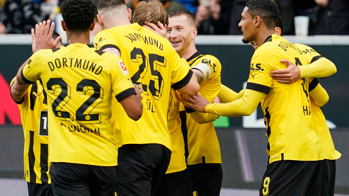 Hoffenheim und Dennis Geiger (r.) rannten viel hinterher. - Foto: Uwe Anspach/dpa