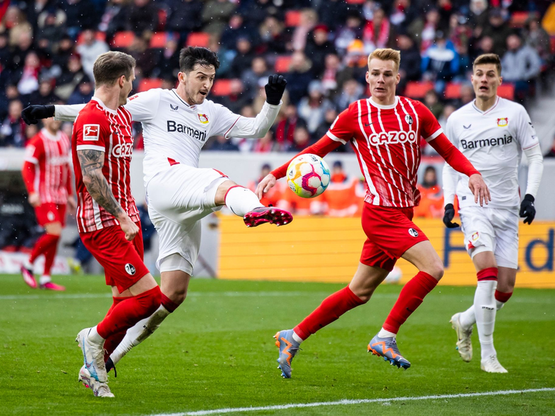 Bayer Leverkusen konnte in Freiburg den nächsten Sieg eingefahren. - Foto: Tom Weller/dpa