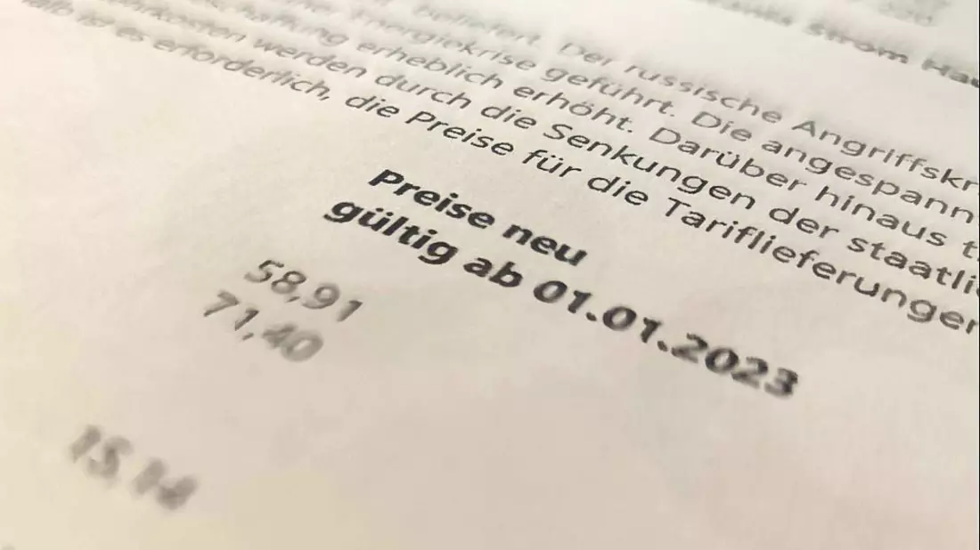 Preiserhöhung für Strom - Bild: ?ber dts Nachrichtenagentur