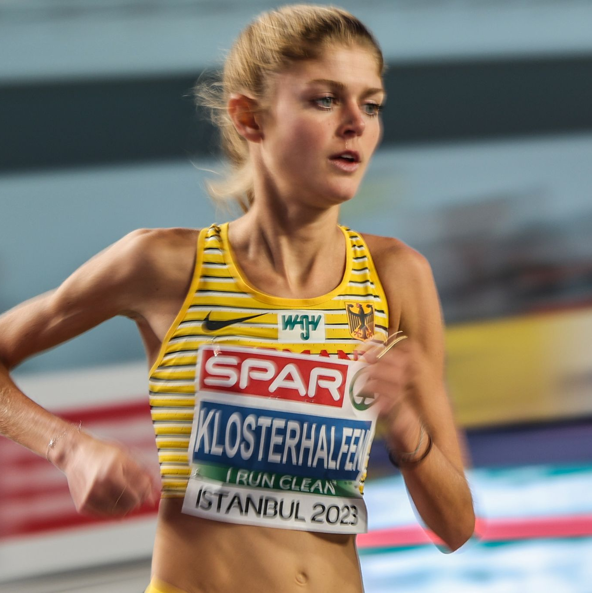 Konstanze Klosterhalfen muss die deutschen Meisterschaften auslassen. - Foto: Oliver Weiken/dpa