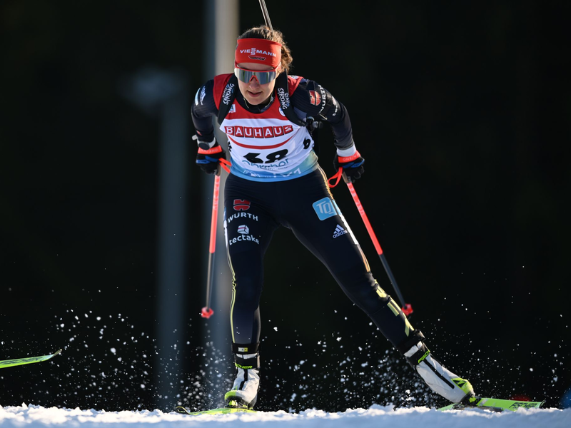 Janina Hettich-Walz ist im letzten Rennen der Saison Zweite geworden. - Foto: Hendrik Schmidt/dpa