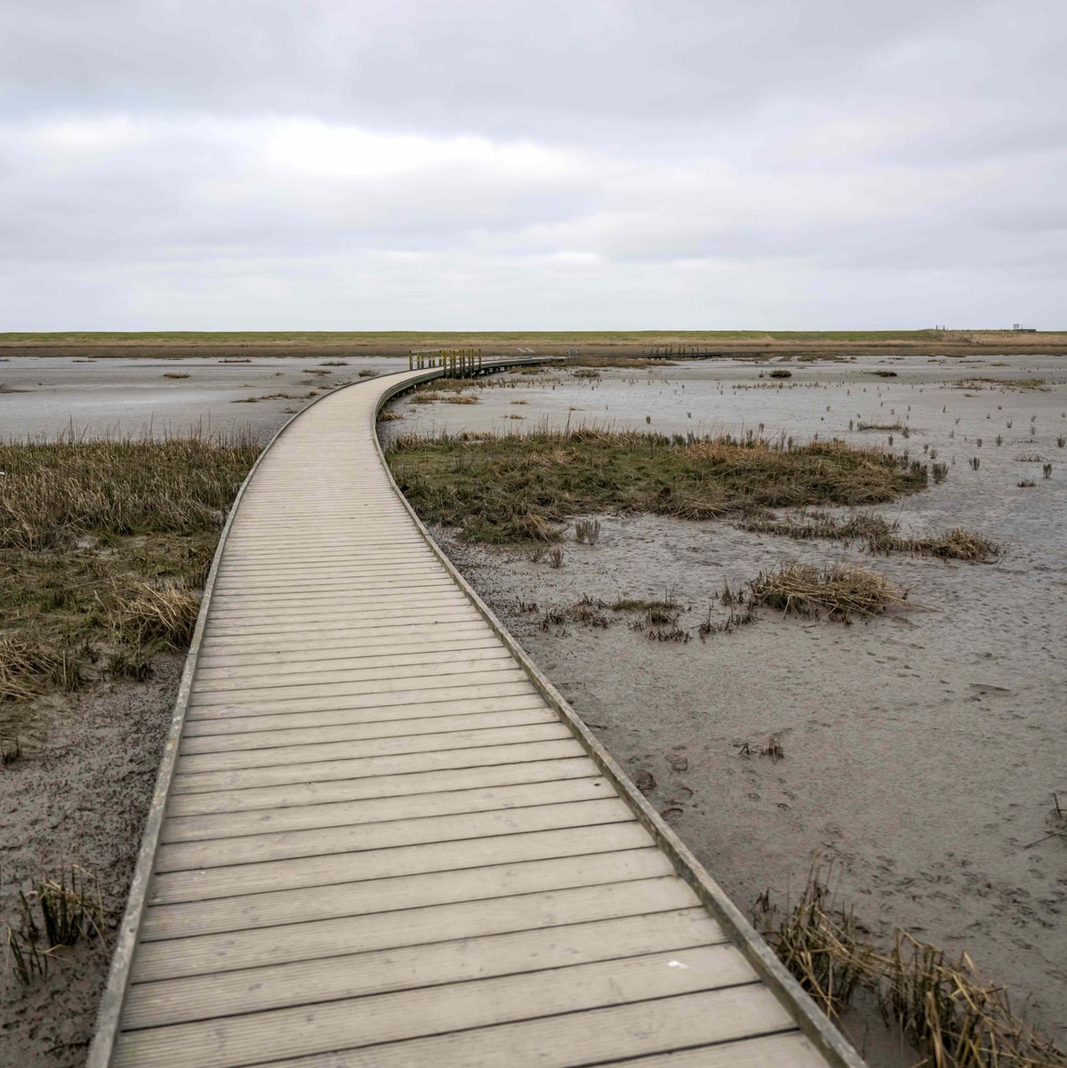 In Lilienthal wird ein mobiler Deich wieder abgebaut. - Foto: Sina Schuldt/dpa