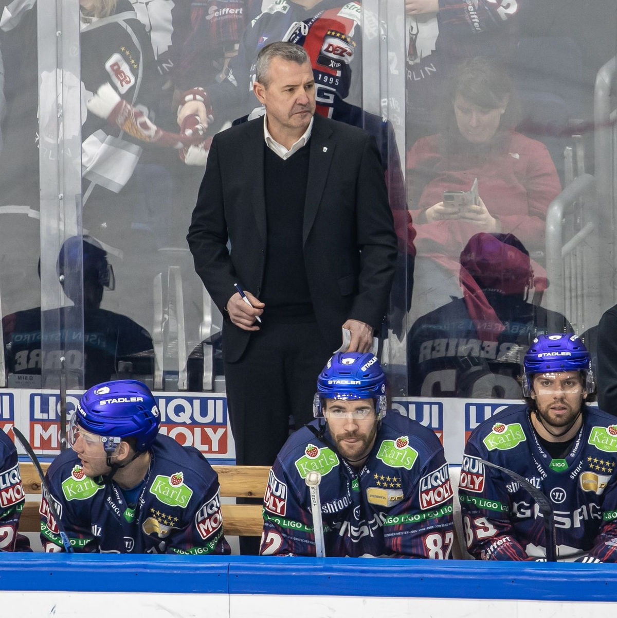 Die Eisbären Berlin feierten den dritten Sieg der Halbfinalserie. - Foto: Andreas Gora/dpa