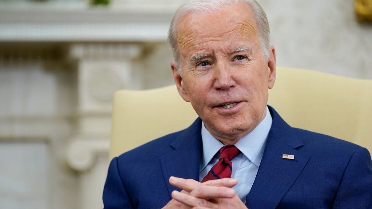 US-Präsident Joe Biden spricht mit führenden Vertreterinnen und Vertretern der jüdischen Gemeinden in den USA im Weißen Haus. - Foto: Susan Walsh/AP