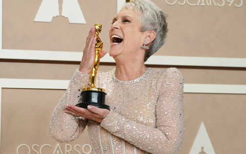 Jamie Lee Curtis setzt Hoffnung in Kamala Harris. - Foto: Jordan Strauss/Invision/AP